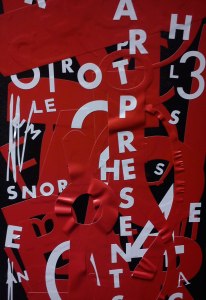 exhibition text no.3 - vinyl on coreflute